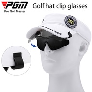 PGM Golf Cap Clip Polarized Sunglasses, Reversible Sunglasses, Sun Protection UV Outdoor Leisure Spo