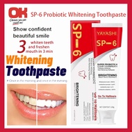 YAYASHI SP-6 Toothpaste Ultra Plus Super Probiotic Whitening Toothpaste Fresh Breath Ubat Gigi