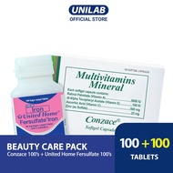 Beauty Care Pack (Conzace 100s + United Home Fersulfate Iron 100s)