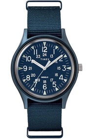 Timex Mens Analogue Watch Aluminium with Fabric Strap TW2R37300 MK1 Aluminum