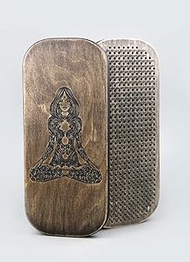 Sadhu Board with Galvanic Dynamic Nails Yogini Yoga Gift for Beginners Eco Birch Wooden Standing on 