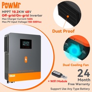 PowMr MPPT 10.2kw On-grid /Off-grid Hybrid Inverter 48Vdc 230VAC PV Panel Input 500vdc Pure Sine Wav
