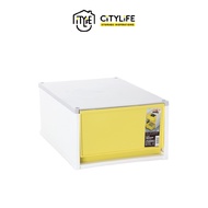 Citylife 9L Frost Single Tier Drawer (Large) - Yellow- G5067 - Citylong