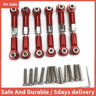 6Pcs Adjustable Metal Linkage Pull Rod Front /Rear Servo Link for  A949 A959 A969 A979 K929 RC Car U