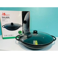 36CM DOUBLE EARS WOK "HONHEY NON-STICK"