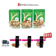 Edibee  BUY 3 FREE 3 Mix Nuts Combo (6 Packs) Healthy Snack Food Cashew Nut Almond Nuts Walnut 堅果混合 
