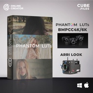 PHANTOM LUTS - BMPCC4K/6K / BMDCC4K/6K Blackmagic[ MICHIGO STUDIO ]