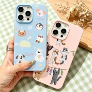 Abrigo de Pedaços Fofos Case 2 in 1 Case For iphone 17 17 17Air 16 15 Pro Max 14 Plus 11 12 13 iPhon