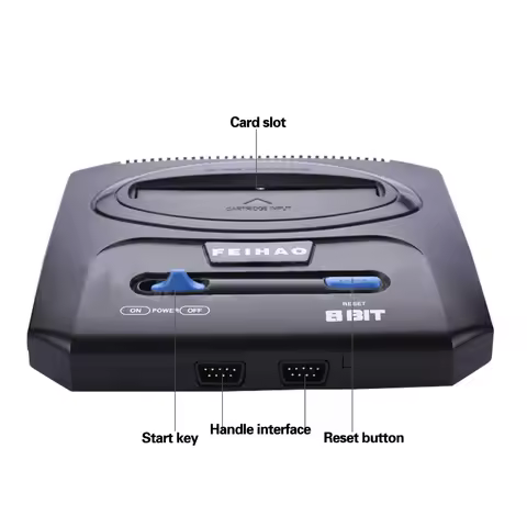 NEW TV Video Game Console For Nes 8 bit Games For Nes Games with Two Gamepads and gift 500 in 1 Cart