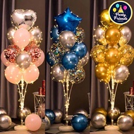 [SG SELLER] 150cm Balloon Stand with balloons and fairty lights Luminous Column Balloon Birthday