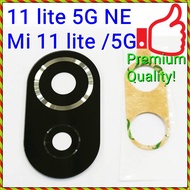 (Replace Crack Glass) NEW ORI Rear Camera Lens Glass Cover Xiaomi 11 lite 5G NE / Mi 11 lite / 21091
