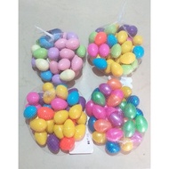 ♞,♘mini plastic eggtoys for kids(itlog pugo) /1.5inch 30pcs/pack