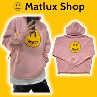 DREW HOUSE Mascot Justin Bieber Dusty Rose SS21 hoodie, high-end European version, DREW smiley face 