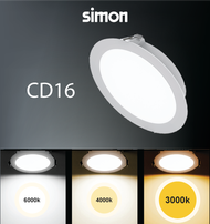 3pcs - Simon 17W LED Valor Downlight (6 inch) 3pcs - Simon 14/23W LED CD20 Downlight 3pcs - Simon 12