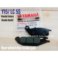Y15 / LC135 5S rear disc brake pad / Y15 brake pad belakang / Yamaha brake pad