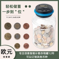 Taiwan Dollar US Dollars Mexico Euro Coin Bucket Piggy Bank Piggy Bank Counting Money Toy 1.8L Creat