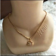 Hk Gold Motif Necklace