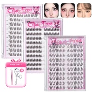 BQI Glue Free False Eyelashes Magnolia Segmented Lashes Natural Simulation Reusable