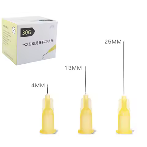 50pcs/lot disposable Piercing Transparent 16G 18G, 30G, 25G, 27G, 31G, 32G, 34G painless small needl