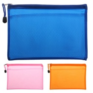 (TOS) premium quality A4 and A5 mesh file folders B5 Zipper Bag Folders Zipper Folders Mesh Folders 