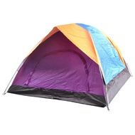 6 Person Waterproof Sunproof Double Layer Camping Tent For Beach, Hiking, Outing