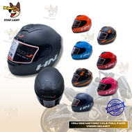 HNJ  902 Motorcycle Full Face Visor Helmet [STAR LIGHT]