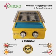 KOMPOR PANGGANGAN 2 TUNGKU OMICKO KOMPOR PANGGANGAN SOSIS 2 TUNGKU