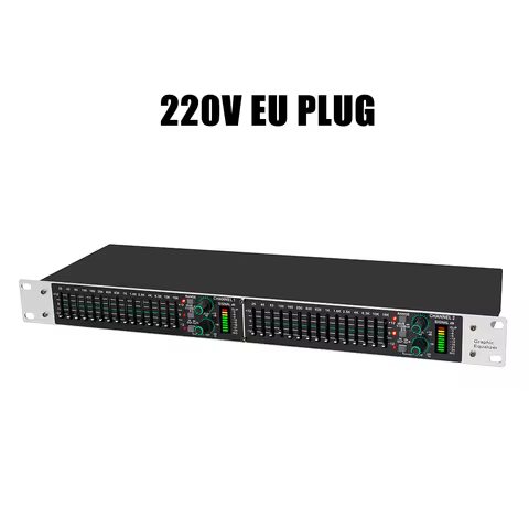 Eq215 Dual 15-Band Graphic Equalizer Active Balanced Digital Audio Sound Processor Professional Stag