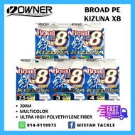 OWNER 56122 PE KIZUNA X8 Braided Fishing Line Braid MC ( 150Y / 300m )  Tali Benang