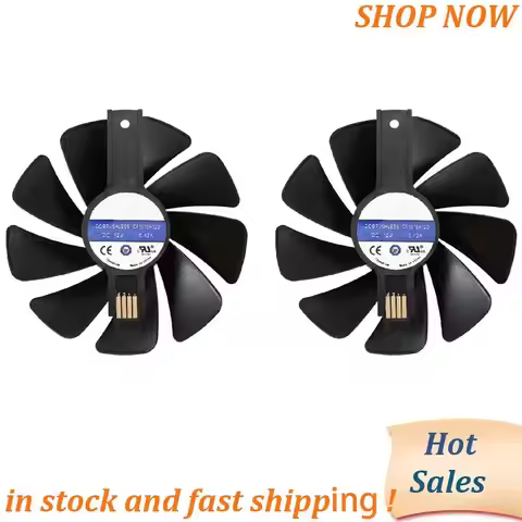 ABVB-2X 95Mm CF1015H12D DC12V Video Card Cooler Cooling Fan Replace For Sapphire 8G RX 470 4G GDDR5 