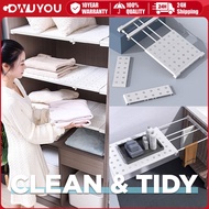 2/3PCS Set Metal Cabinet Divider Organizer Tension Separator Shelf Cabinet Divider Storage