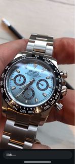 冰藍面SEIKO Mod Daytona 藍色錶盤手錶