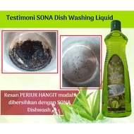 SONA Dish Washing Liquid 1000 ml Pencuci Pinggan Kulit Sensitif