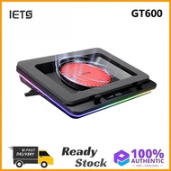 Original IETS GT600 Cooling Pad for 14-19 inch Laptop Cooler Fan With RGB Lights