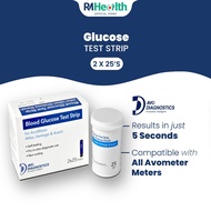 Avometer Glucose Strips 2X25's (Avometer Atlas, Vantage, Avant) Glucose Meter Alat Cek Gula Dalam Da