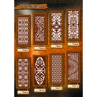 500 DXF PDF CNC File Laser Cut Vector Fence Panels Bundle DesignJasa