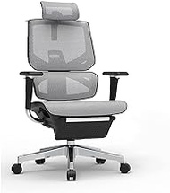 Ergonomic Office Chair with 3D Armrests,Breathable Mesh Executive Chairs Lumbar Support, Sedentary Comfort Computer Desk Chair Gaming Chair */1614 (Color : Grey, Size : Yes)