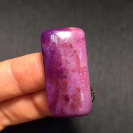 特惠舒俱來• 吊墜  俏色櫻花紫🌸 老料   超油潤  31x16x6mm。5.9g