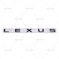 3D kim loại Lexus thư Logo biểu tượng phía sau xe Thân cây nhãn dán dạng bảng thân Tự động đề can ch