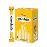 Chocolatos Wafer Roll 14g - Sweet Cheese (1 box/24 pcs)