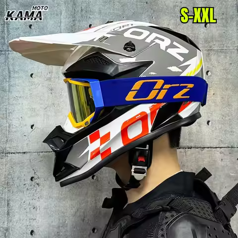 ORZ Helmets Motorcycles Kask Cross Downhill Soporte Casco Off Road Helmet Racing Classic Motorcycle 