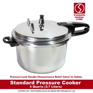 STANDARD Pressure Cooker 4 Quarts (3.7 Liters) SPC 4QC