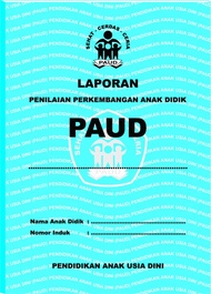 Buku Raport Paud Tematik Format Raport Paud Terbaru 2018 Terbaru