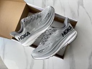 HOKA ONE ONE CLIFTON 9 慢跑鞋 灰黑 網布 輕量 緩震 路跑鞋 男女鞋