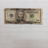 Uang 50 Dollar Amerika Lama Series 1996