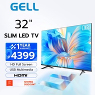 GELL 32 Inch Smart TV On Sale Flat Screen LED TV 32 Inch TV Multi-Ports Monitor