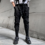 Men K890 Spring Summer Pants Wear Rope Casual Overalls ins Tie Foot Wholesale Street Wear Air Eye P8