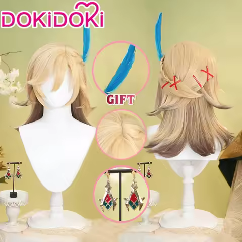 IN STOCK Kaveh Wig Game Genshin Impact Cosplay Wig DokiDoki Kaveh Cosplay Men Short Hair Kaveh Feath