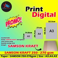 A3+ Digital Print Samson Brown Paper 250gsm & 270gsm