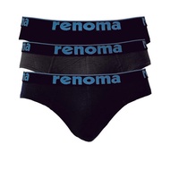 Renoma Pro Fresh Assorted Colour 3pcs Mini Briefs._ XL